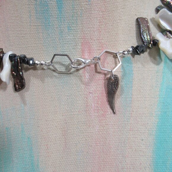 Piano Pearl Necklace, Matinee Length, 22 inches - Picture 5 of 6